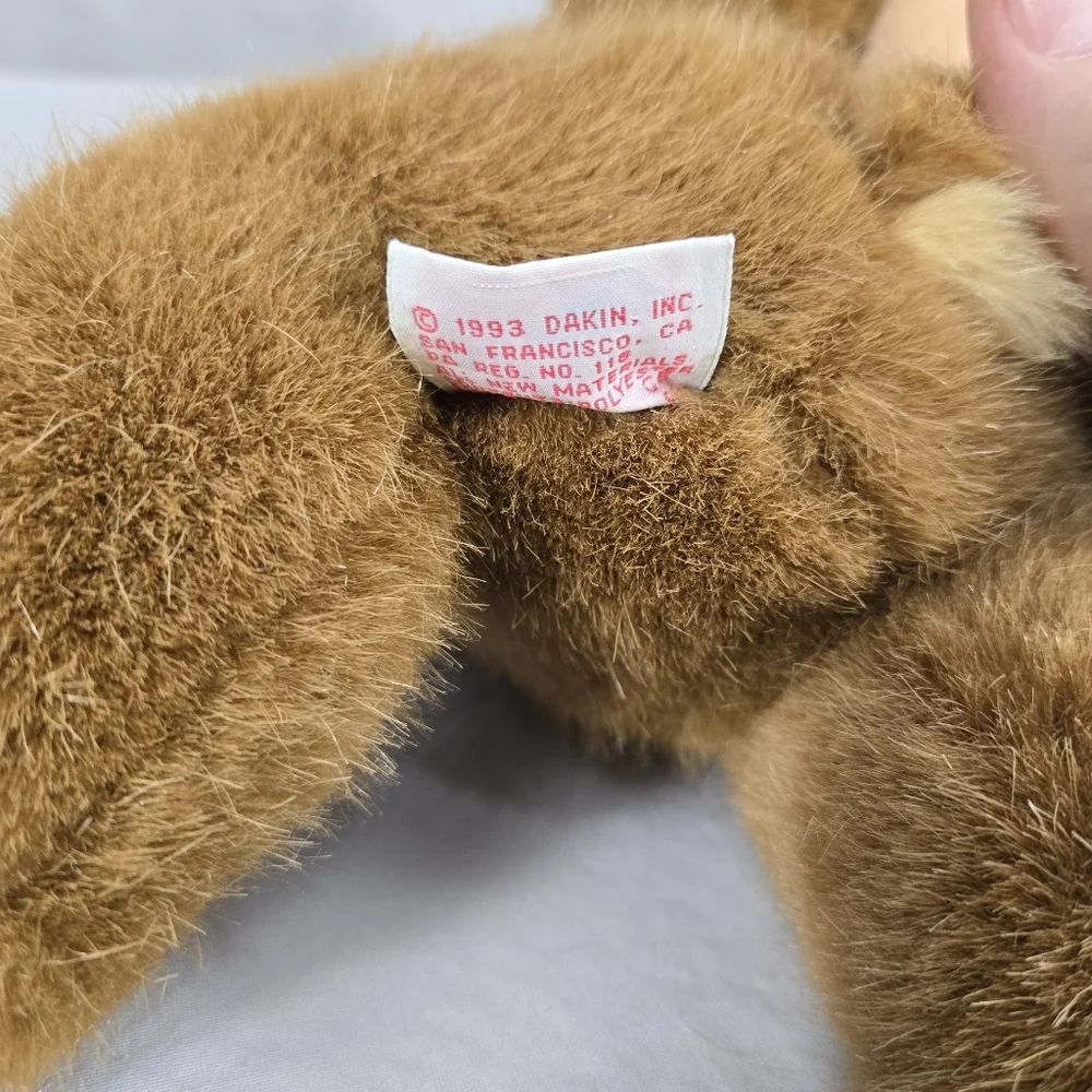 Vintage Dakin Moose Brown Plush 1993 Stuffed Animal Toy 14